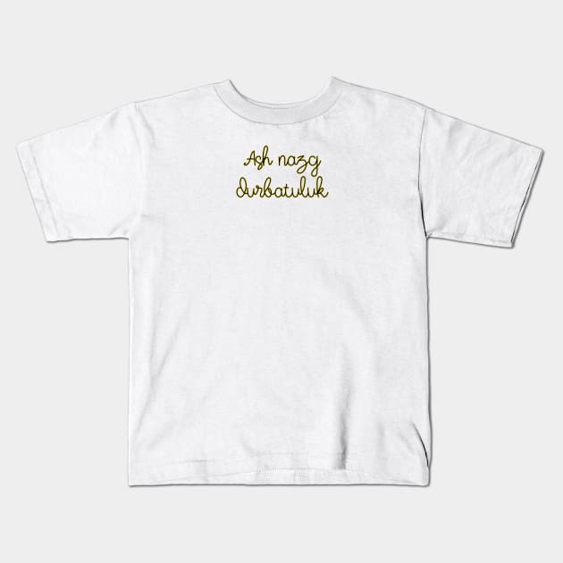 one ring Kids T-Shirt by autieangie
